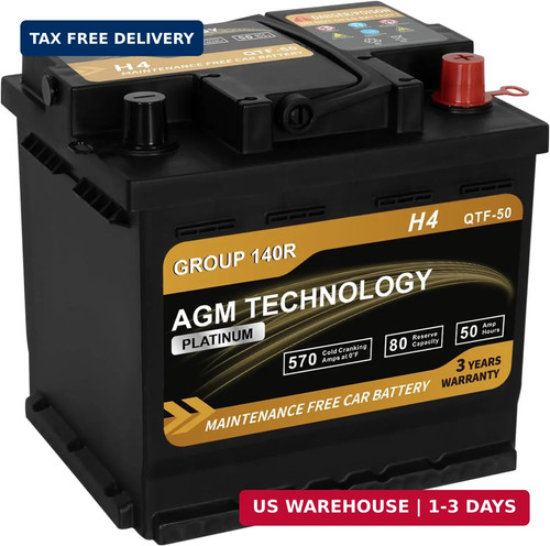 Platinum agm car battery - platinum,