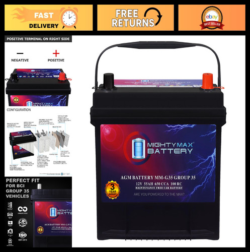 12v 55ah agm - 12v,