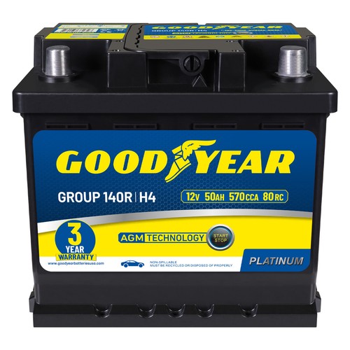 Goodyear group 140r 12v ah - 12v,