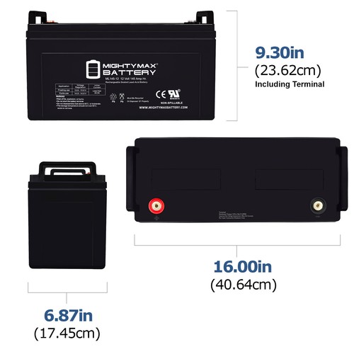 Mighty max 12v 145ah agm - agm, int