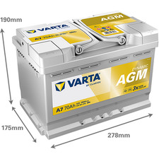 VARTA A7 (570901076) AGM Start