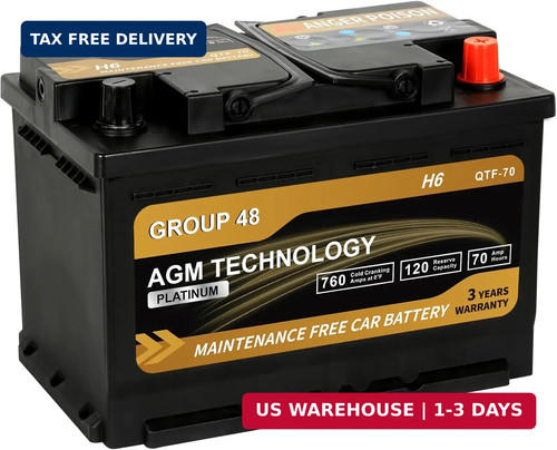 Platinum agm car battery - platinum,