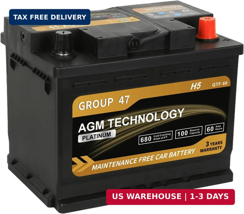 Platinum agm car battery - platinum, group
