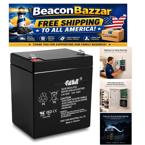 Reliable 12v 4ah - 12v, alarm