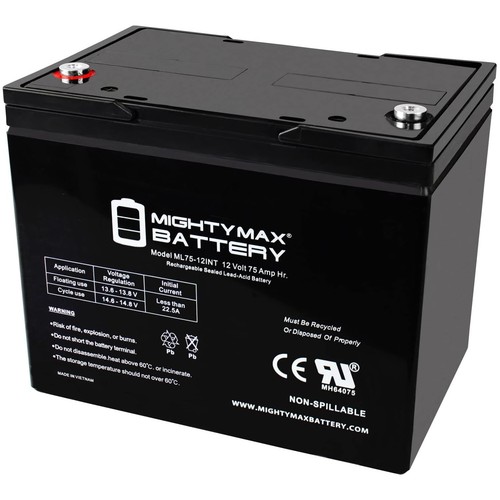 Mighty max 12v 75ah int - 12v,