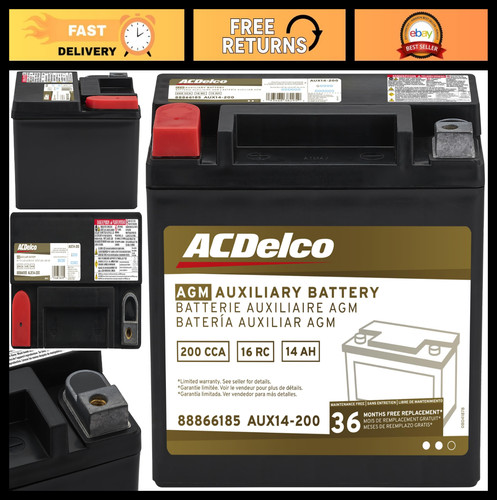 Auxiliary agm battery 200 cca - 200,