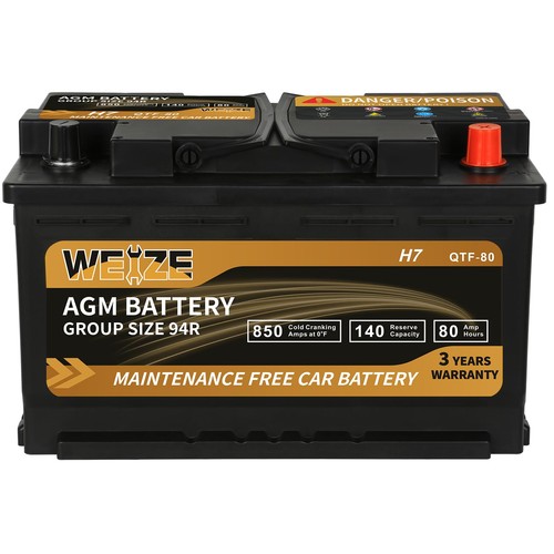 Weize platinum agm - platinum, battery