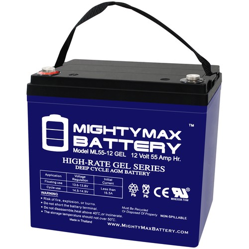 Mighty max 12v 55ah - 12v,