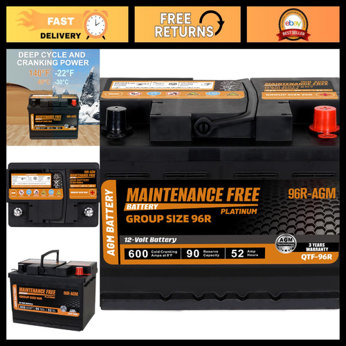 Agm automotive battery 12v - battery,
