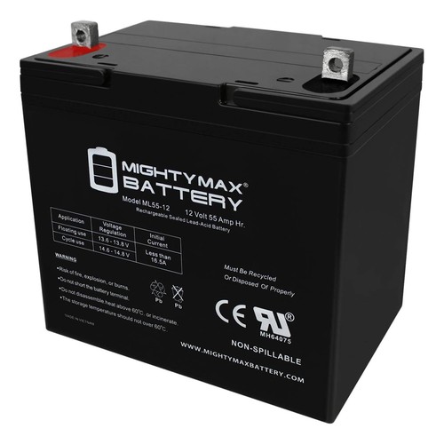 Mighty max 12v 55ah sla - 12v,